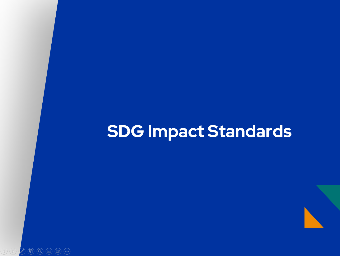 SDG Impact Standards