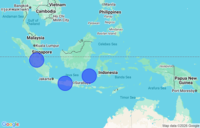 Target locations, Indonesia - Countrywide, Sumatra, Java
