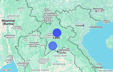 Target locations, Lao PDR - Vientiane Province, Champasak Province, Luang Prabang Province