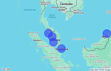 Target locations, Federal Territory of Kuala Lumpur, Penang, Johor, Federal Territory of Labuan, Countrywide