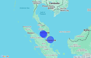 Target locations, Malaysia - Selanagor, Federal Territory of Kuala Lumpur, Johor