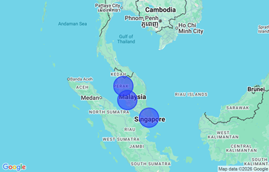 Target locations, Malaysia - Selangor, Perak, Johor